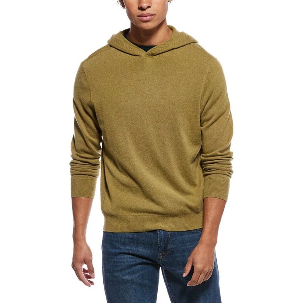 Todd Snyder Mens  Cashmere Hoodie, Green